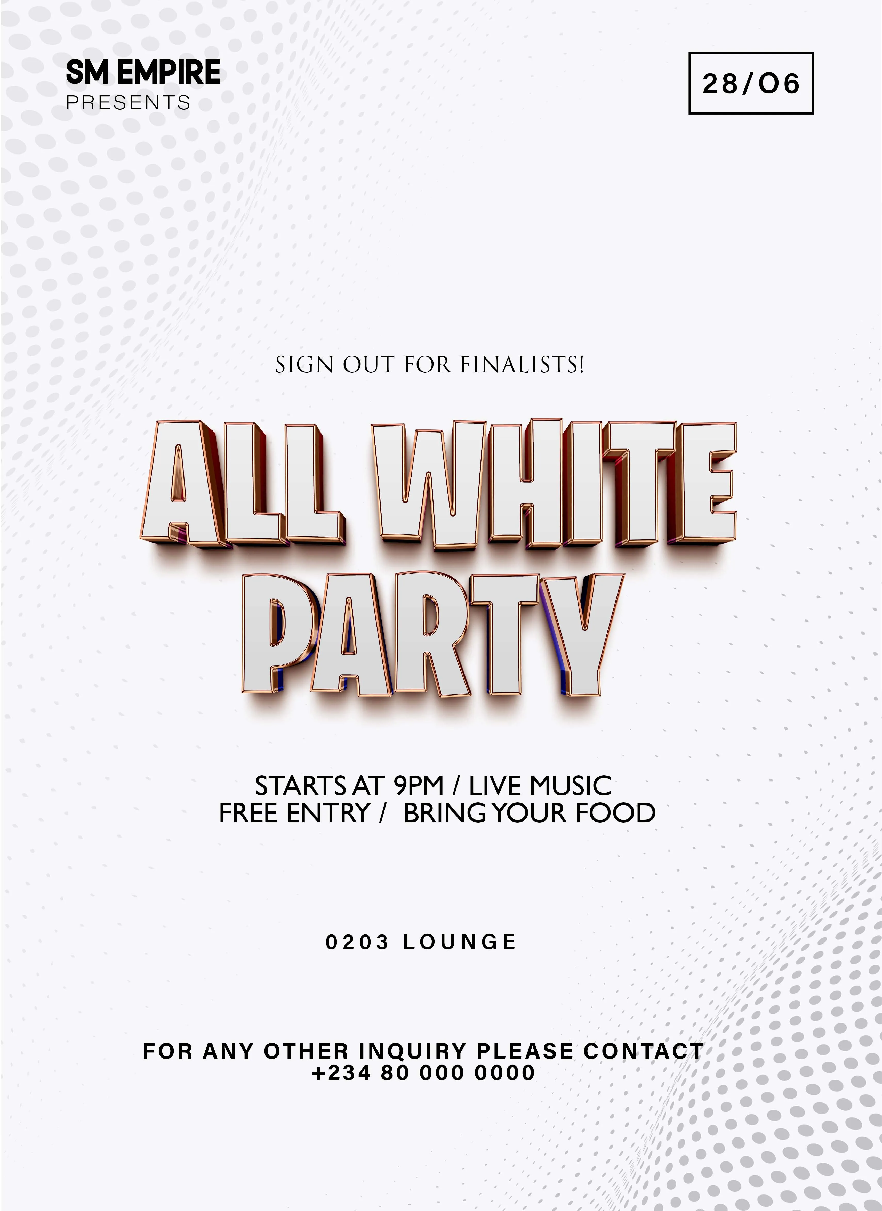 All White Party